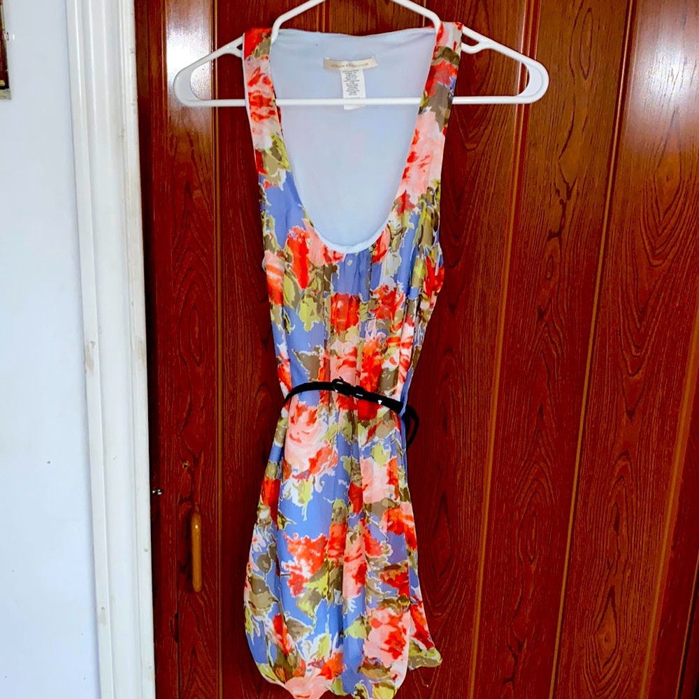 Vintage mini dress floral print.